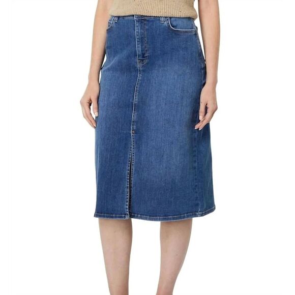 Elliott Lauren Perfect Stretch Denim Skirt. Size 6. - Picture 8 of 8
